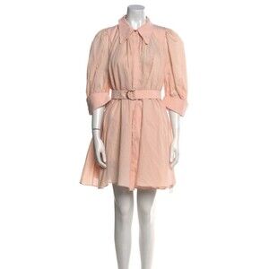 ACLER Mini Peach Shirt Dress Size 4